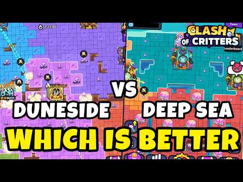 Dune Side vs Deep Sea Dive… Which Gold Rush Tournament Is Better? | Clash Of Critters