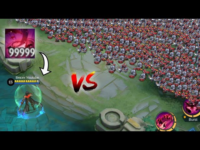 99999 stacks Cecilion vs 1000 minions class=