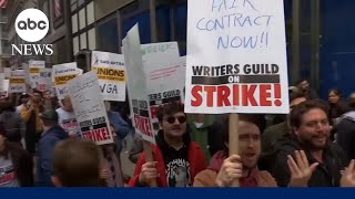 Screenwriters go on strike for 1st time in 15 years