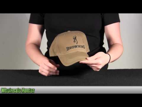 Browning Cap Lite Wax W//Corp Logo Khaki 308412581