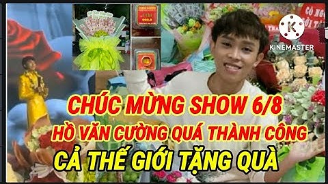 DC NGỌC SƠN TẶNG HỒ VĂN CƯỜNG MÓN QUÀ BẤT NGỜ TRÊN SÂN KHẤU CẢM ĐỘNG CỤ GẦN 80TUỔI LÊN TẶNG QUÀ