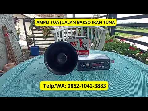 AMPLI TOA JUALAN KELILING BAKSO IKAN TUNA, Telp/WA: 0852-1042-3883, speaker toa jualan keliling