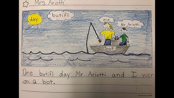 Narrative Writing -  I Caught a Fish Focus on using an Editing Checklist