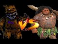 Fredbear vs maui song youre welcome y break my mind