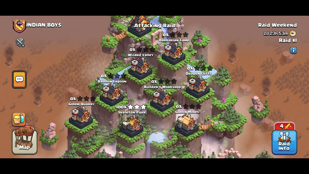 Weekend Raids Grind 🔥 Capital Gold Farming | Clash of Clans