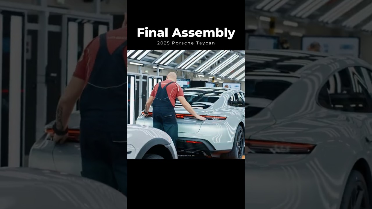This is How Porsche Cars are Made! Porsche Taycan Production | Factory