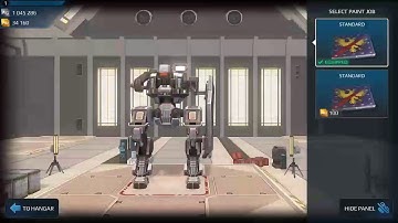 Test Server War Robots 2.6.1 (198) New Skin for Gareth & Galahad