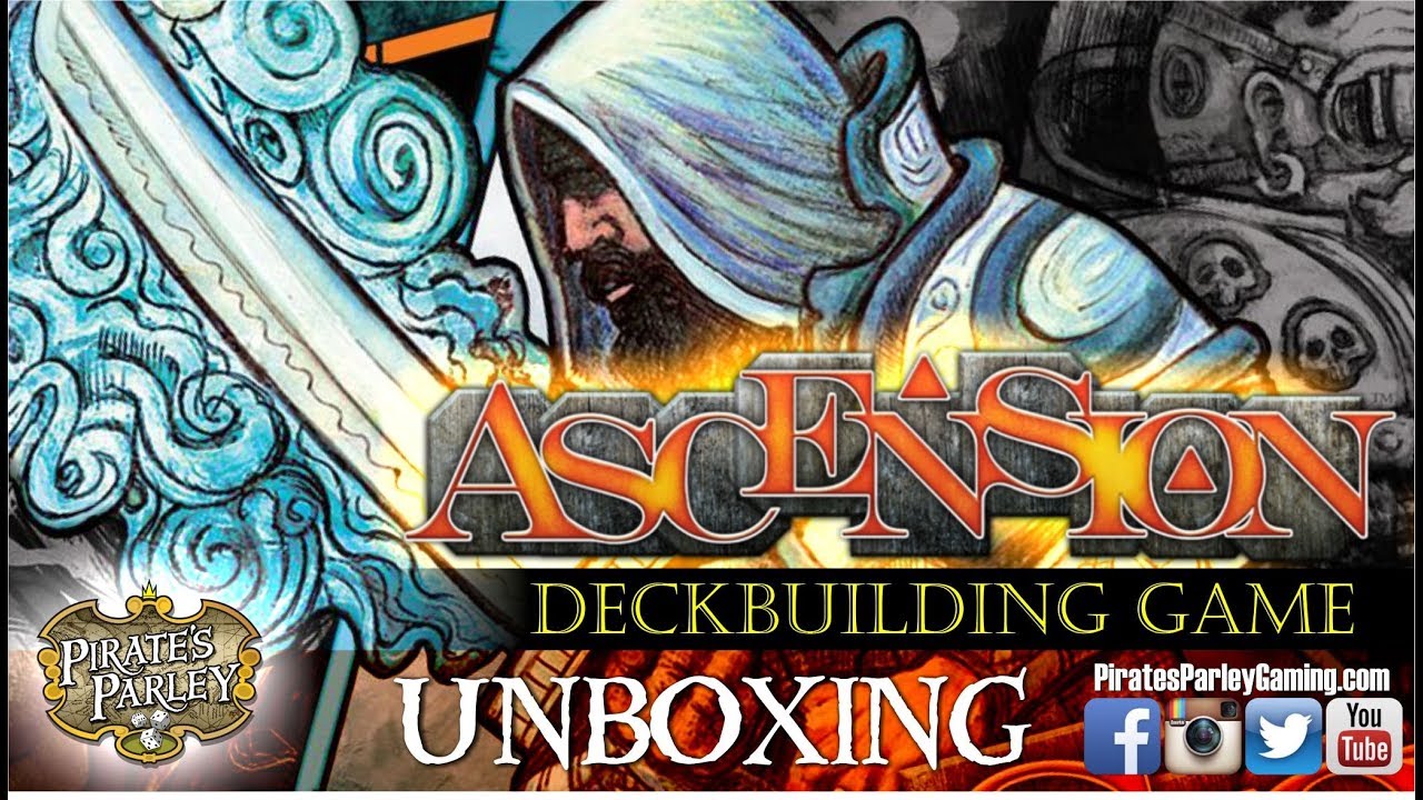 Ascension Deckbuilding Game Unboxing (with pirates) - YouTube