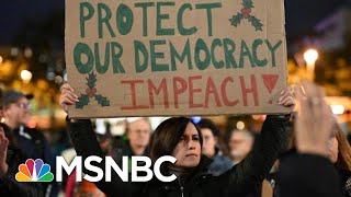 Thousands Brave Cold And Rain To Protest In Favor Of Trump's Impeachment | The 11th Hour | MSNBC