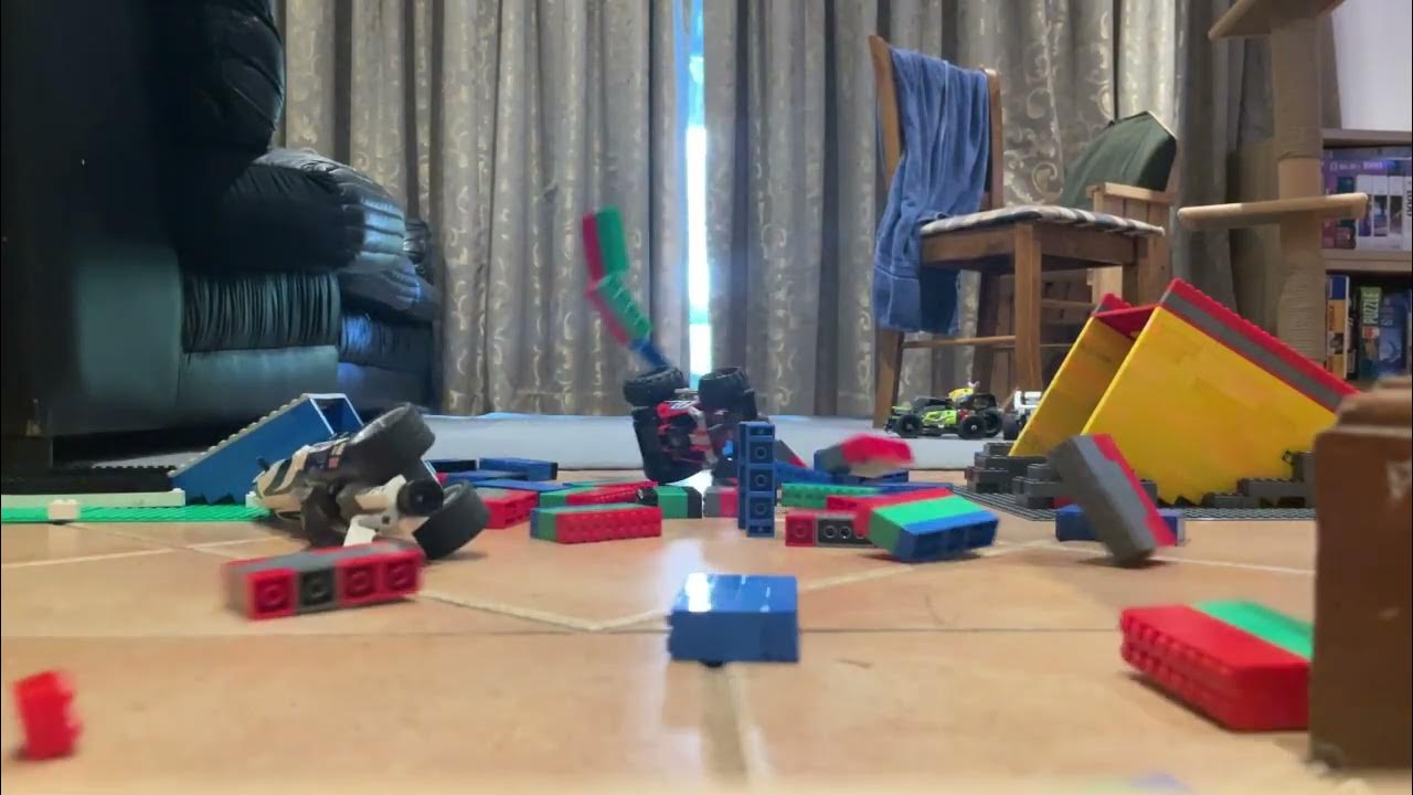 Lego cars crashing YouTube