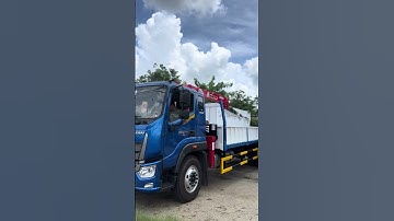 Thaco auman 8 tấn lắp cẩu unic 3 tấn, 4 khúc #xecau #xecauthaco#thacoauman