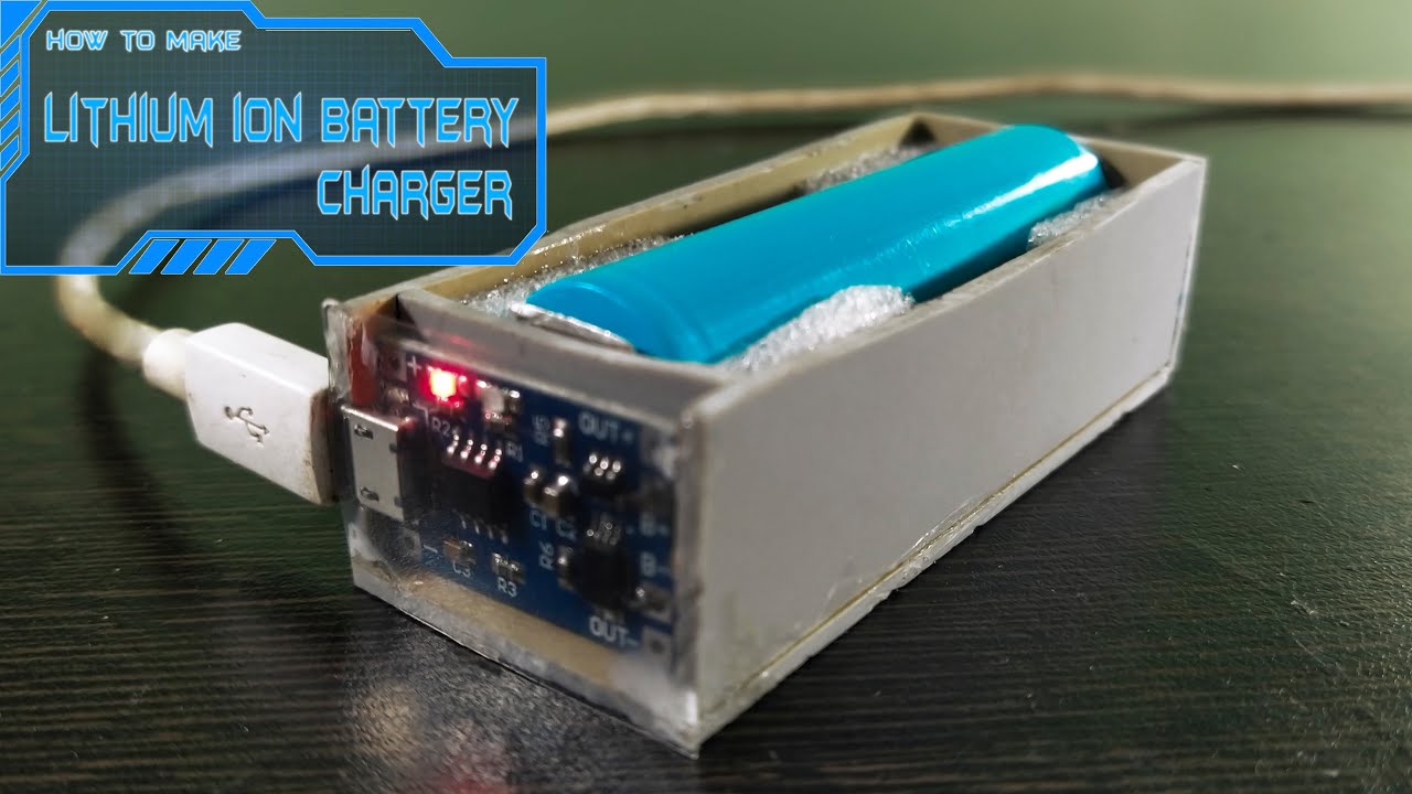 how to make lithium ion battery charger [hindi] || VD TECH Enthusiast ...