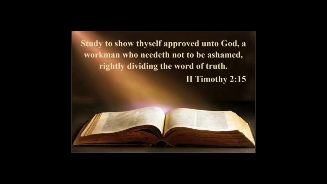Study To Show Thyself Approved GMSSCRIPTUREOFTHEDAY YouTube