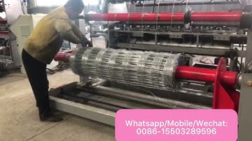 New style Technology upgrade hinge joint field fence machine grassland fence machine (2)