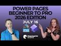 Free Live Course: Power Pages: Beginner to Pro