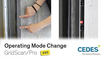 Operating mode change - GridScan/Pro - CEDES AG