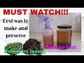 THIS IS THE BEST WAY TO MAKE AND PRESERVE ROSEMARY WATER FOR NATURAL HAIR GROWTH !!!