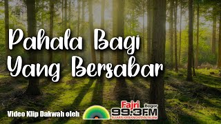 Pahala Bagi Yang Bersabar