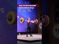 Olivia Reeves Lynn 🇺🇸 New World Record 👑  #weightlifting #sports #iwf2025 #cleanandjerk