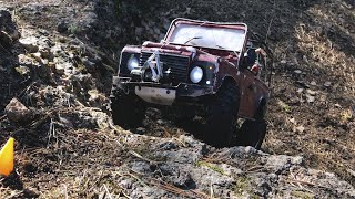 Rc Land Rover Defender D90 Offroad Rock Crawling - Ssd Rc D60 Axles