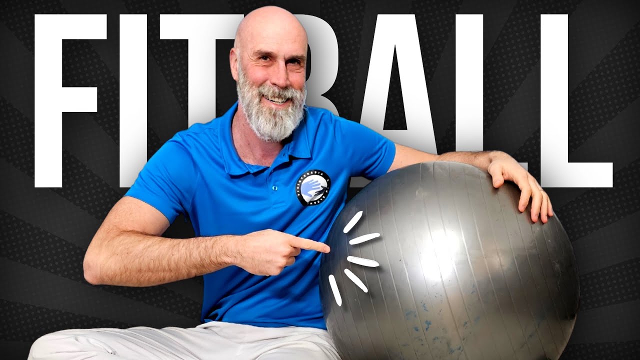RUTINA de EJERCICIOS con FITBALL tumbado para ADULTOS MAYORES - 30 minutos