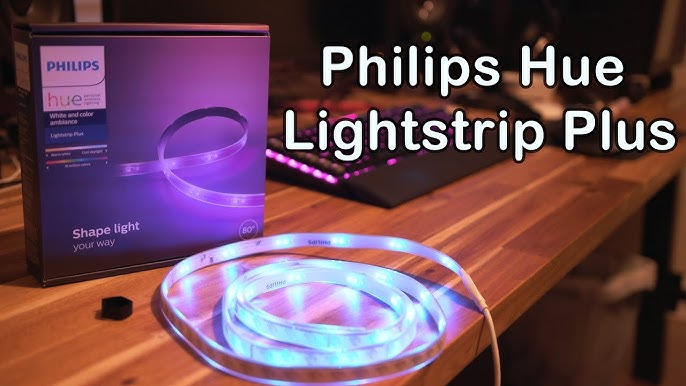 WiZ RGB LED Strip Starter kit unbox, install & review - YouTube