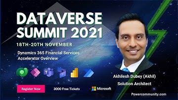 Dynamics 365 Financial Services Accelerator Overview - Dataverse Summit 2021