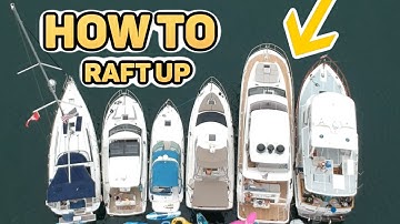 How to RAFT UP Multiple BOATS! | Boat Life