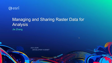 Managing and Sharing Raster Data for Analysis