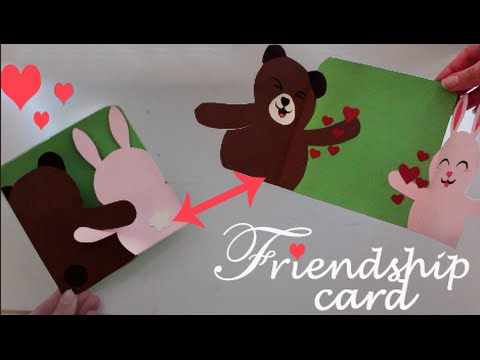 Friendship card - Easy DIY - YouTube