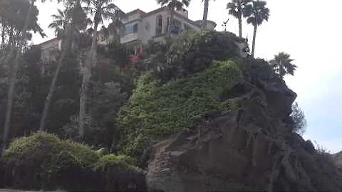 Aliso Beach and Gucci Mansion in Laguna Beach