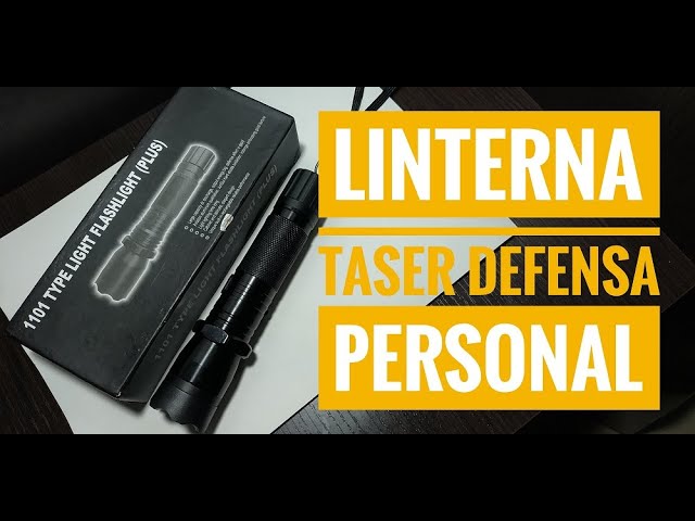 Taser 1101 con Linterna para Defensa Personal + Estuche