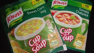 Knorr soup || how to make soup || 3 min soup || knorr cup-a-soup || soup preparation ||