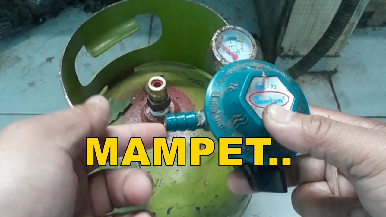 Memperbaiki Regulator kompor Gas mampet gas LPG tidak keluar YouTube