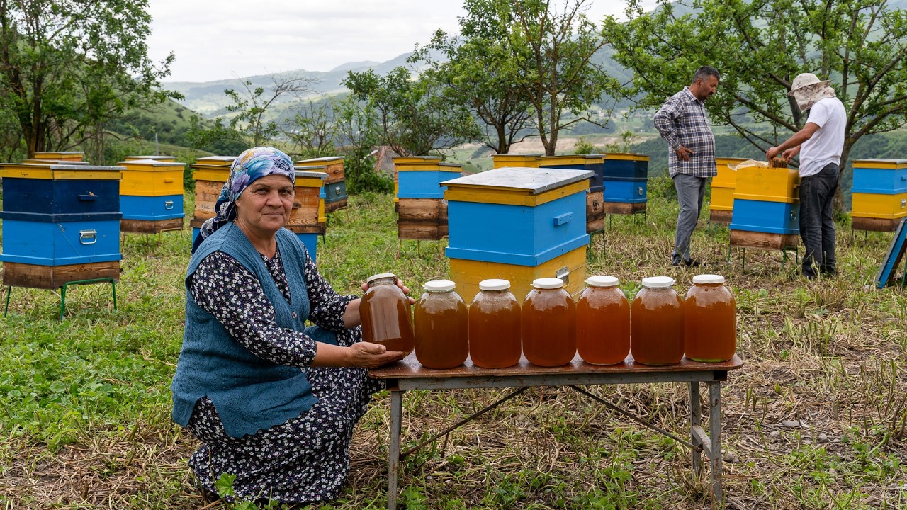 Collecting Fresh Honey and Making Homemade Village Sweets 🍯🐝🌾