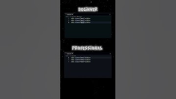 Beginner Vs Professional Developers 👨‍💻 #shorts #coding #programming #emmet #html