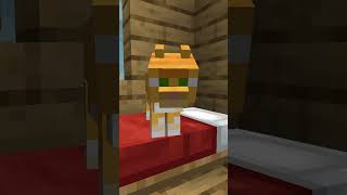 ¿POR QUÉ LOS GATOS Y LOS PERROS NO SE ODIAN? #minecraft #minecraftshorts #shorts