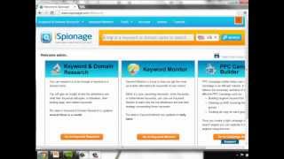 iSpionage Getting Started Tutorial 2: Pt 2 - Keyword Research Example from Web Hosting Industry