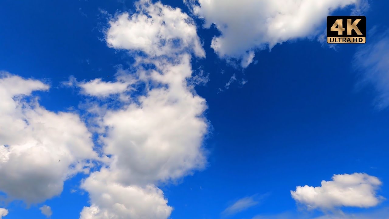 Blue sky background video download - YouTube