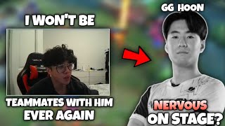 Basic Explains Hoon Opinion and Situation On Stage.