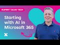 Starting with AI in Microsoft 365 for Document Management (Machine Learning | Generative AI | Azure)