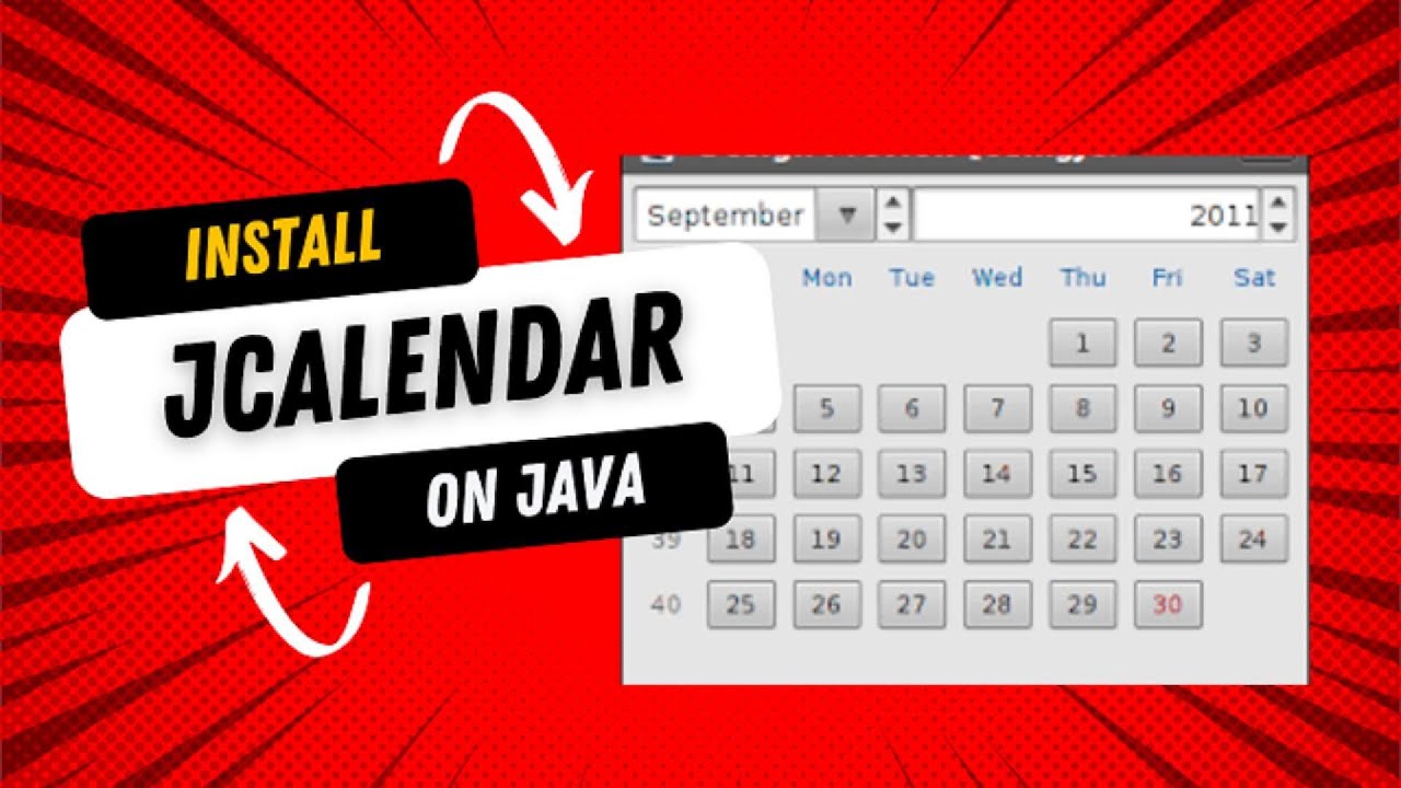 How To Instal JCalendar On Java Netbeans 8.0 IDE - YouTube