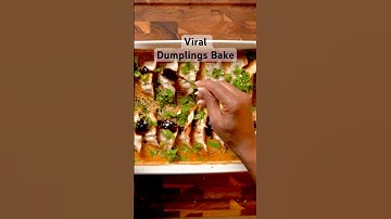 Viral dumpling bake! The easiest dinner!