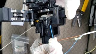 Fiber Optic Drop  Termination (Fiber Part 1)  AFL quick connect.