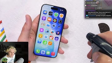 xQc Reacts to iPhone Air Durability test