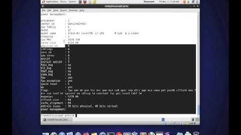 如何Linux下查看CPU信息 [LinuxCast IT播客]