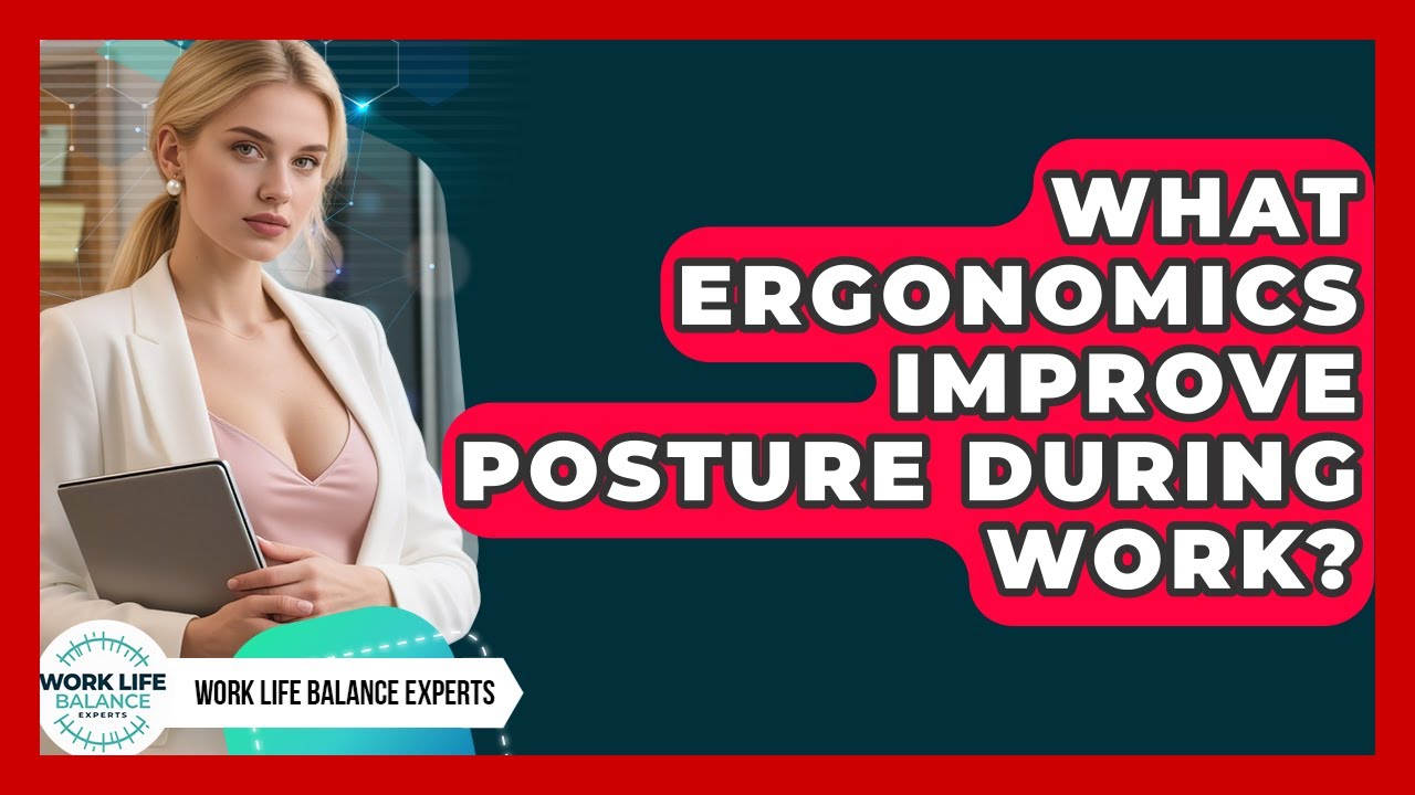 What Ergonomics Improve Posture During Work? - Work Life Balance ...