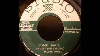 JACKIE OPEL - Come Back (Where You Belong) [1965]