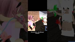 Pov: tu fais le HEHE de Michael Jackson #roblox #rblx #humour #michaeljackson #shorts #ib moi