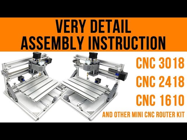 iets laat staan plotseling CNC 3018 Assembly Instructions Step by Step on How to Assemble Mini CNC 3018/2418/1610  rounter kit - YouTube